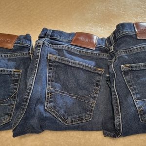 3 pairs of Hollister men's jeans 29x30